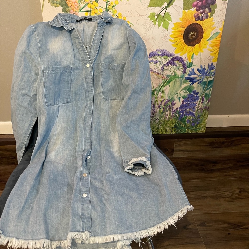 Zilcremo Jean tunic